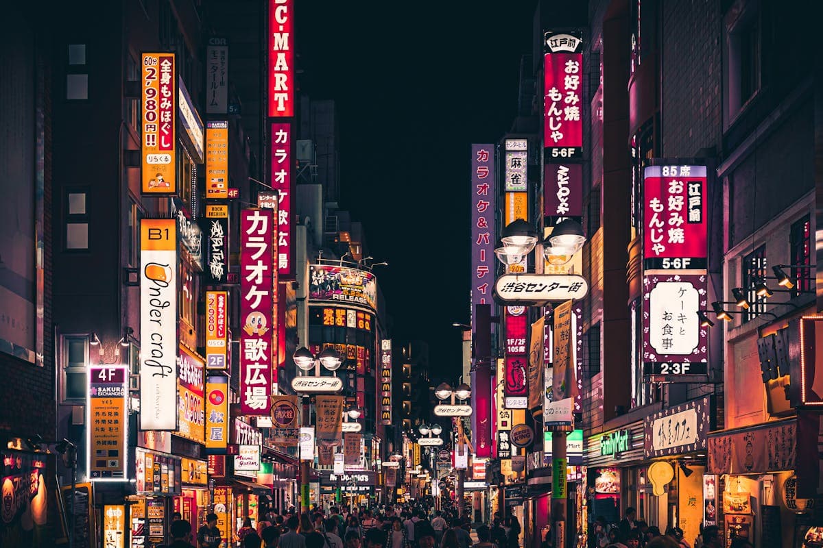 Tokyo area near Grow Yoga studio