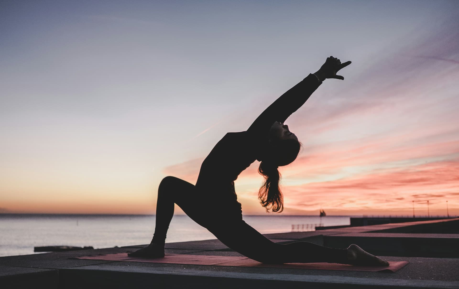 Yoga practitioner in a calm studio setting at Grow Yoga Tokyo